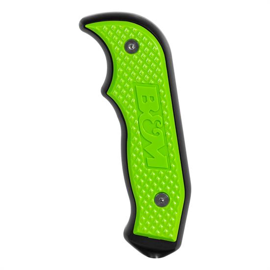 B&M 81135 Green Magnum Grip Shift Handle, 13-17 Maverick