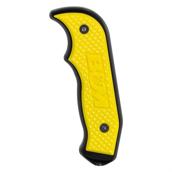 B&M 81139 Yellow Magnum Grip Shift Handle, 13-17 Maverick