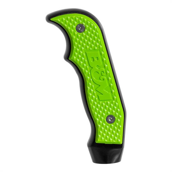 B&M 81141 Shifter Acc., Green Magnum Grip Shift Handle, 08-17 RZR