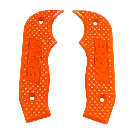 B&M 81203 Shifter Accessory, Orange Magnum Grip Side Plates