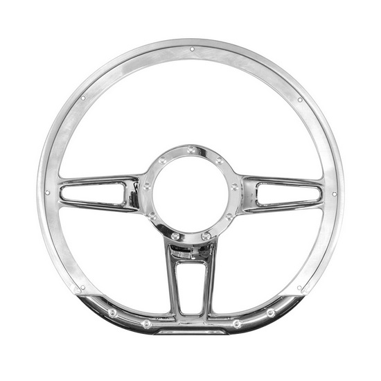 Billet Specialties 29409 Billet Fast Lane Steering Wheel, 14"