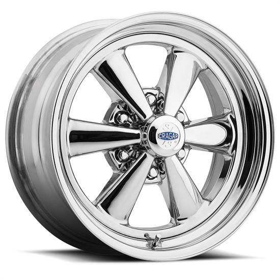 Cragar 61C776340 Series 61C S/S Wheel, 17x7 Inch, 6x5.5 Inch BP