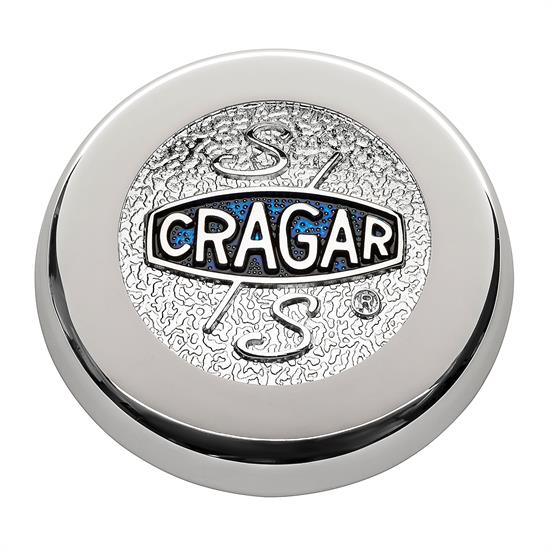Cragar A-09094 Center Cap for 18, 20, 22 Inch S/S, Chrome