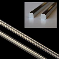 Clayton Machine AES-6 Smooth Aluminum Interior Trim, 6 Foot Long
