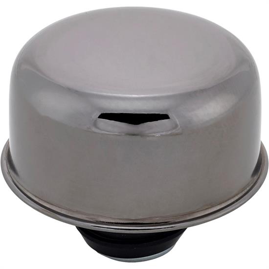CFR Performance HZ-4870-BC Black Chrome Steel Breather, Smooth