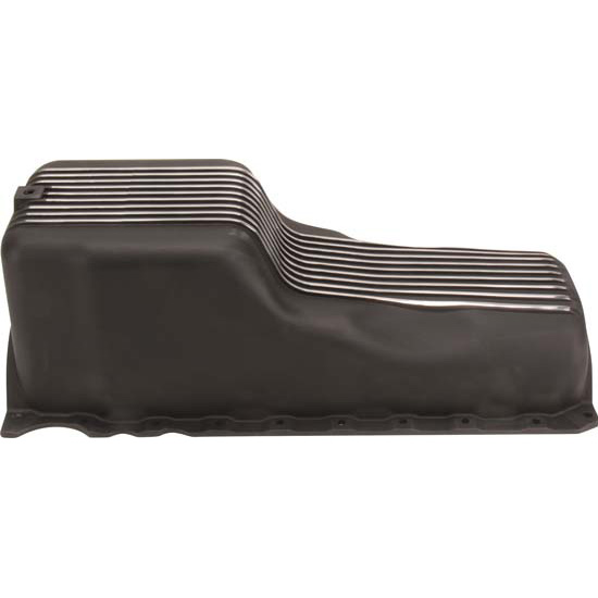 Speedway HZ-8441-PBK BBC Gen 5/6 Finned Oil Pan