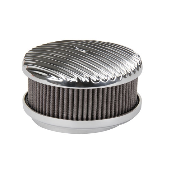 OTB Gear 4451 Full Fin Air Cleaner, Offset Base, Polished
