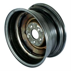 Speedway O/E Style Hot Rod Raw Steel Wheel, 15x7, 5x4.5, 4.25 BS