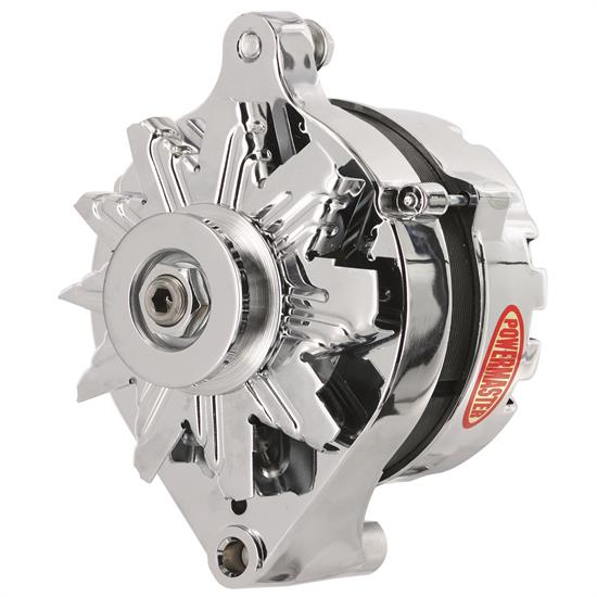 Powermaster 17078 Street Alternator, 60 Amps, V-belt, 12V, Ford