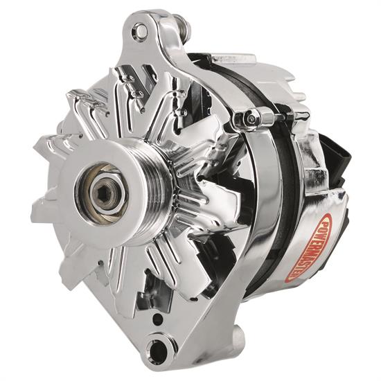 Powermaster 17735 Street Alternator, 80A, Serpentine, 12V, Ford