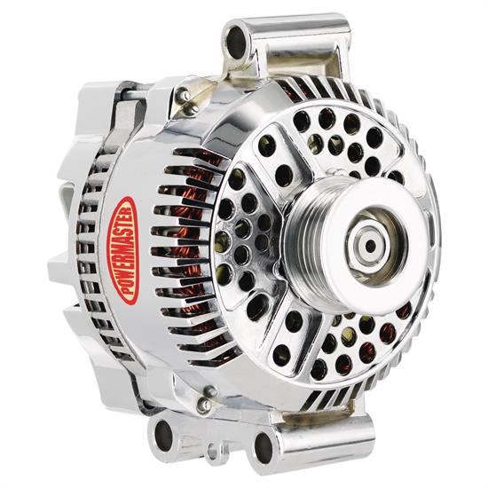 Powermaster 17768 Street Alternator, 140A, Serpentine, 12V, Ford
