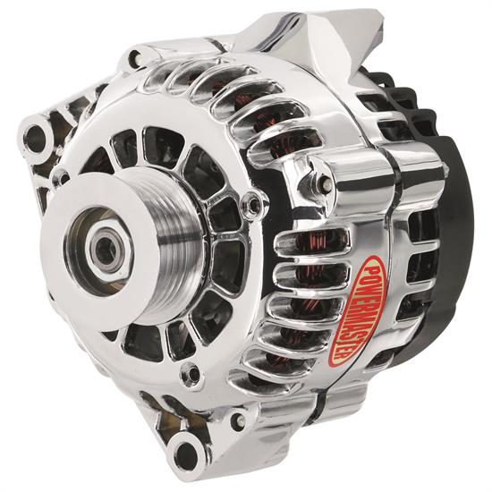 Powermaster 18206 Street Alternator, 105A, Serpentine, 12V, Chevy