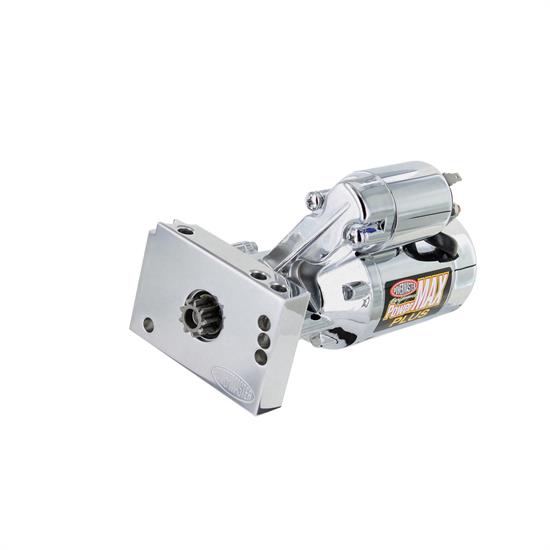 Powermaster 19004 PowerMAX Starter, Mini, Chrome, Chevy