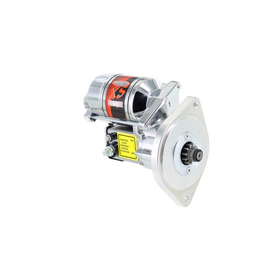 Powermaster 19505 XS Torque Starter, Mini, Chrome, Ford