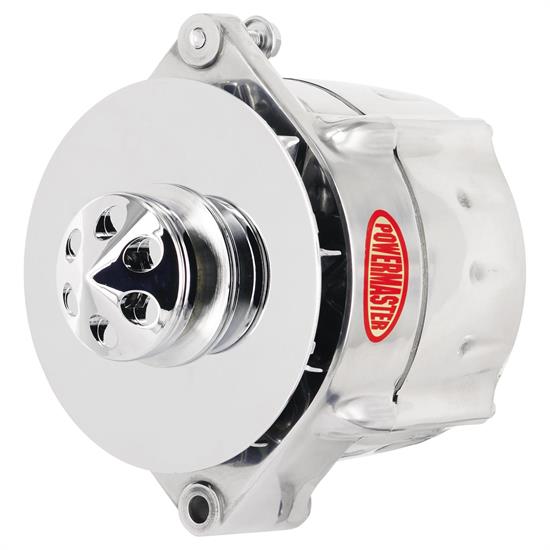 Powermaster 27295 Smooth Look Alternator, 100A, V-belt, 12V, GM
