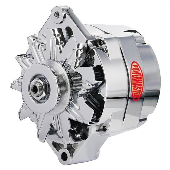 Powermaster 37127 Retro Alternator, 100 Amps, V-belt, 12V, GM
