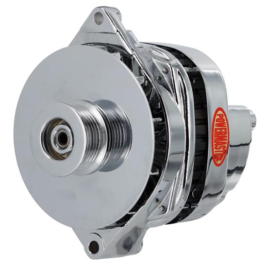 Powermaster 37805 Street Alternator, 200A, Serpentine, 12V, Chevy