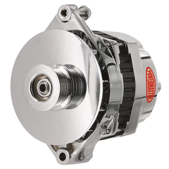 Powermaster 37864 Street Alternator, 200A, Serpentine, 12V, Chevy