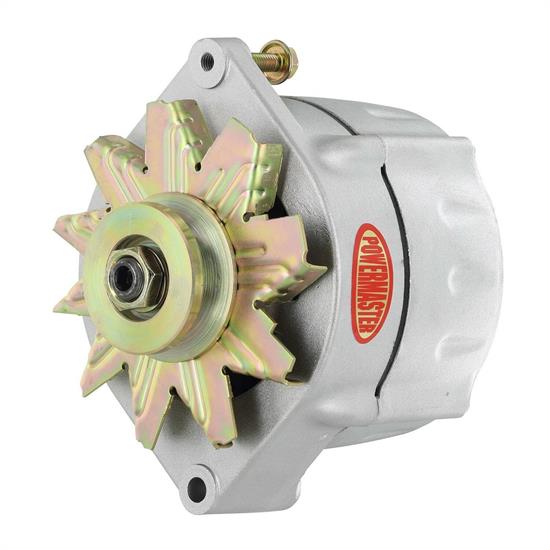 Powermaster 47297 Smooth Look Alternator, 150A, V-belt, Chevy