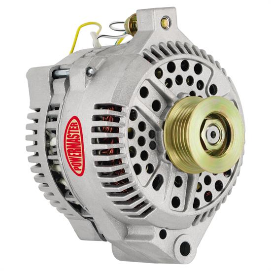 Powermaster 47759 Street Alternator, 200A, Serp and V-belt, Ford