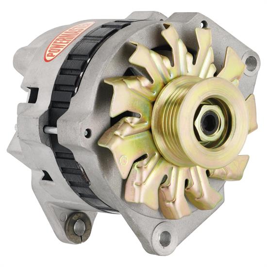 Powermaster 48114 Street Alternator, 140A, Serpentine, 12V, Chevy