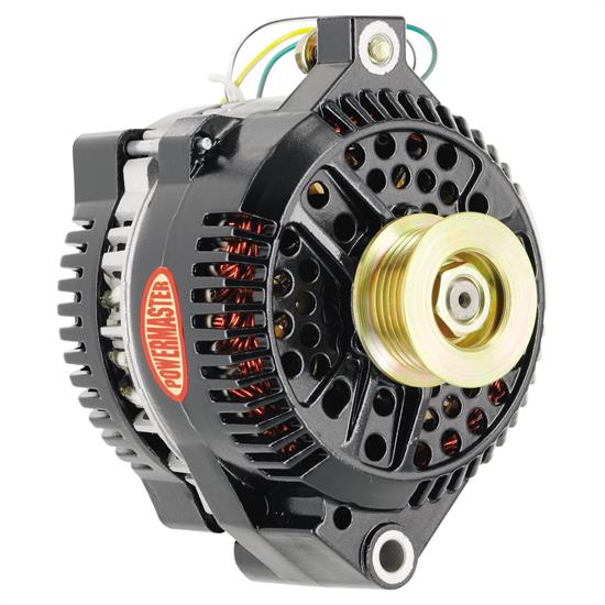 Powermaster 57759 Street Alternator, 200A, Serp and V-belt, Ford