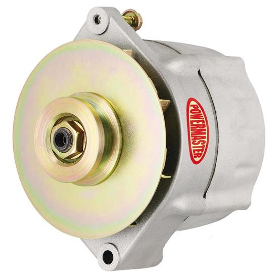 Powermaster 7295 Smooth Look Alternator, 100A, V-belt, 12V, GM