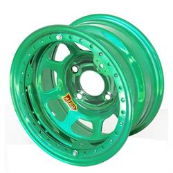 Aero 33-974035GRN 33 Series 13x7 Wheel, Lite, 4 on 4 BP, 3-1/2 BS