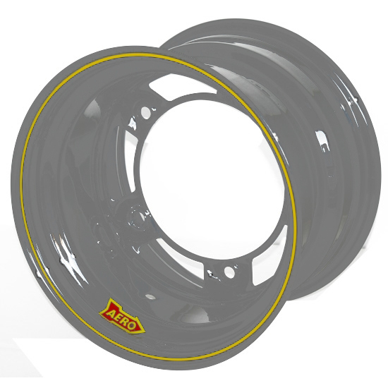 Aero 50-020530 50 Series 15x12 Inch Wheel, 5 on WIDE 5 BP, 3 Inch BS