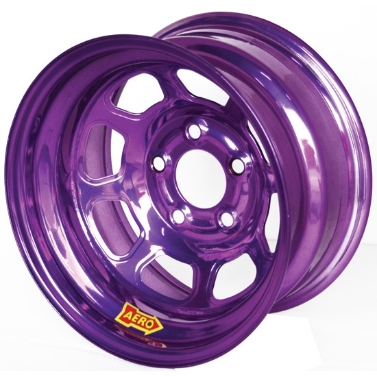 Aero 51-904760PUR 51 Series 15x10 Wheel, Spun, 5 on 4-3/4, 6 Inch BS