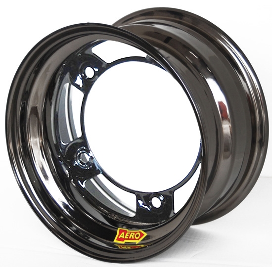 Aero 51-980540BLK 51 Series 15x8 Wheel, Spun, 5 on WIDE 5, 4 Inch BS