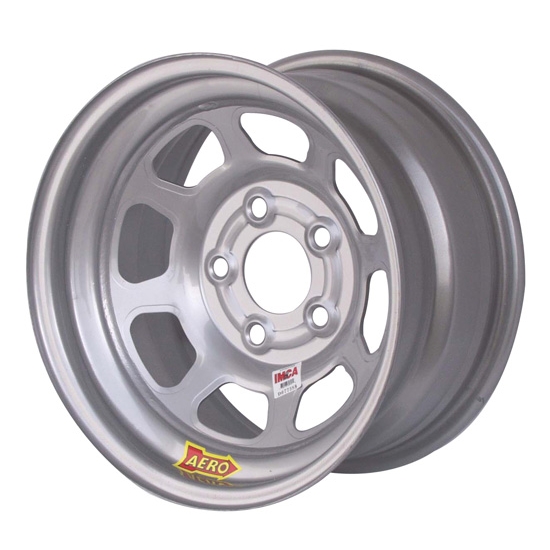 Aero 52-085010 52 Series 15x8 Inch Wheel, 5 on 5 BP, 1 Inch BS, IMCA