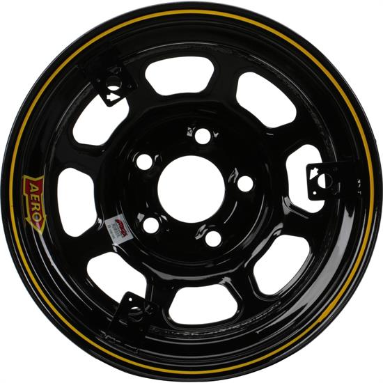Aero 52 Series 3-Tab 15 Inch Race Wheel, IMCA, 5 on 4-3/4 BP
