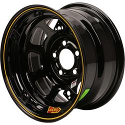 Aero 52 Series 4-Tab 15 Inch Race Wheel, IMCA, 5x5" BP