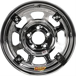 Aero 52 Series 4-Tab 15 Inch Race Wheel, IMCA, 5x5" BP