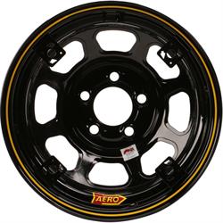 Aero 52 Series 4-Tab 15 Inch Race Wheel, IMCA, 5x5" BP