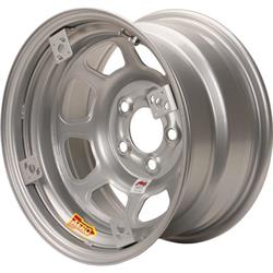 Aero 52 Series 4-Tab 15 Inch Race Wheel, IMCA, 5x5" BP