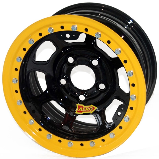 Aero 53-174730 53 Series 15x7 Wheel, BLock, 5 on 4-3/4 BP, 3 Inch BS