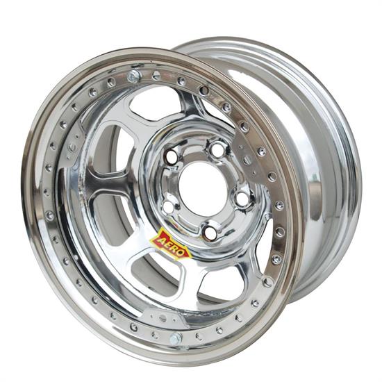 Aero 53-204560 53 Series 15x10 Wheel, BLock, 5 on 4-1/2 BP, 6 Inch BS