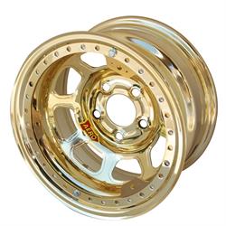 Aero 53-904560GOL 53 Series 15x10 Wheel, BL, 5x4.5 BP 6 Inch BS