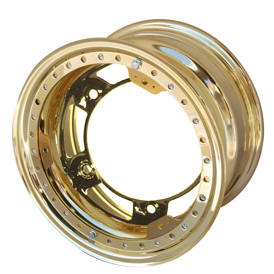 Aero 53-920540GOL 53 Series 15x12 Wheel, BL, 5 on WIDE 5, 4 Inch BS