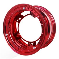 Aero 53-920540RED 53 Series 15x12 Wheel, BL, 5 on WIDE 5 BP 4 Inch BS