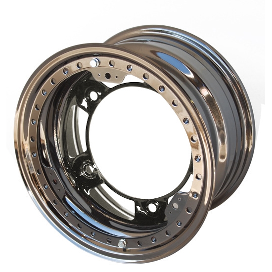 Aero 53-920550BLK 53 Series 15x12 Wheel, BL, 5 on WIDE 5, 5 Inch BS