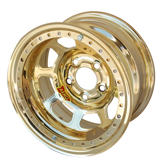 Aero 53-924720GOL 53 Series 15x12 Wheel, BLock, 5 on 4-3/4, 2 Inch BS