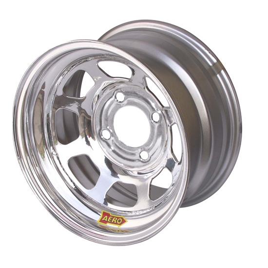 Aero 55-274230 55 Series 15x7 Wheel, 4-lug, 4 on 4-1/4 BP, 3 Inch BS