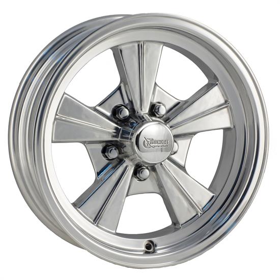 Rocket Racing Wheels 546517 Strike Wheel, 15 x 4-1/2, 5 on 4-1/2, 1-3/4 Inch Backspace