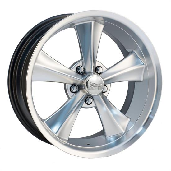 Rocket Racing Booster Silv 18x8 Wheel, 5x4.5, 4.75 BS
