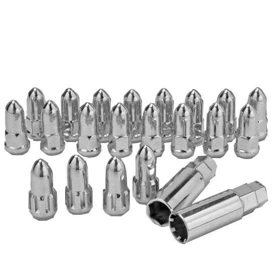 Rocket Racing Wheels C22405B Bullet Lug and Lock Kit, 1/2 Inch