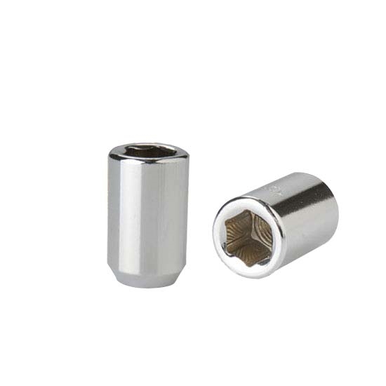 Rocket Racing Wheels C6002 Hex Chrome Lugs, 7/16, Each
