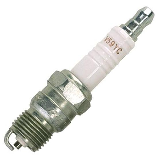 Champion 671 V57YC 14mm Alky Racing Spark Plug-.46 In Reach-5/8 In Hex